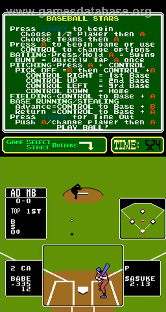 Baseball Stars: Be a Champ! - Arcade - Artwork - In Game