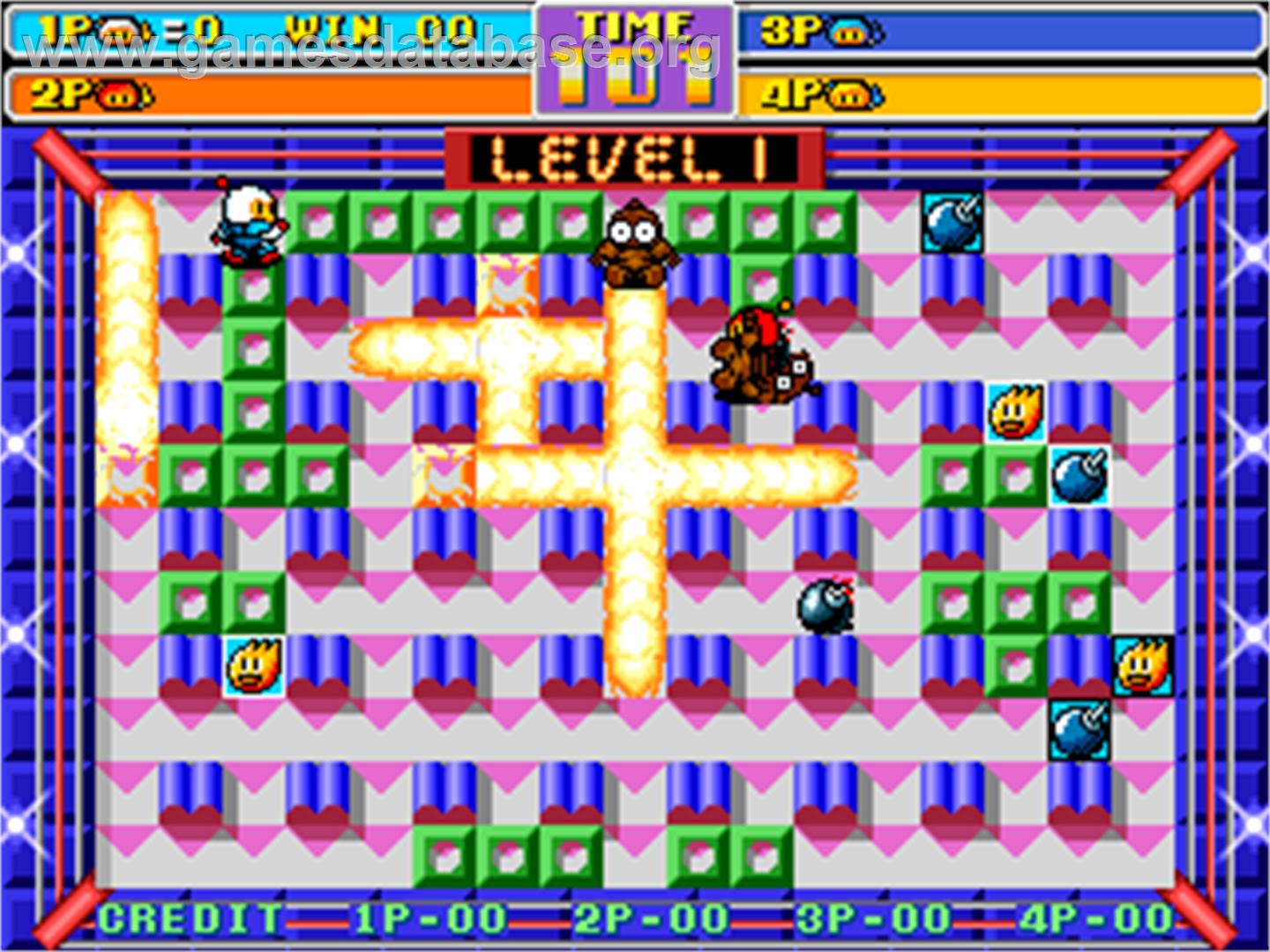 Bomber Man World - Arcade - Artwork - In Game