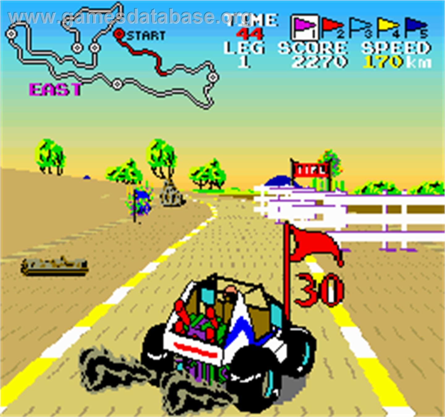 Buggy Boy Junior/Speed Buggy - Arcade - Artwork - In Game