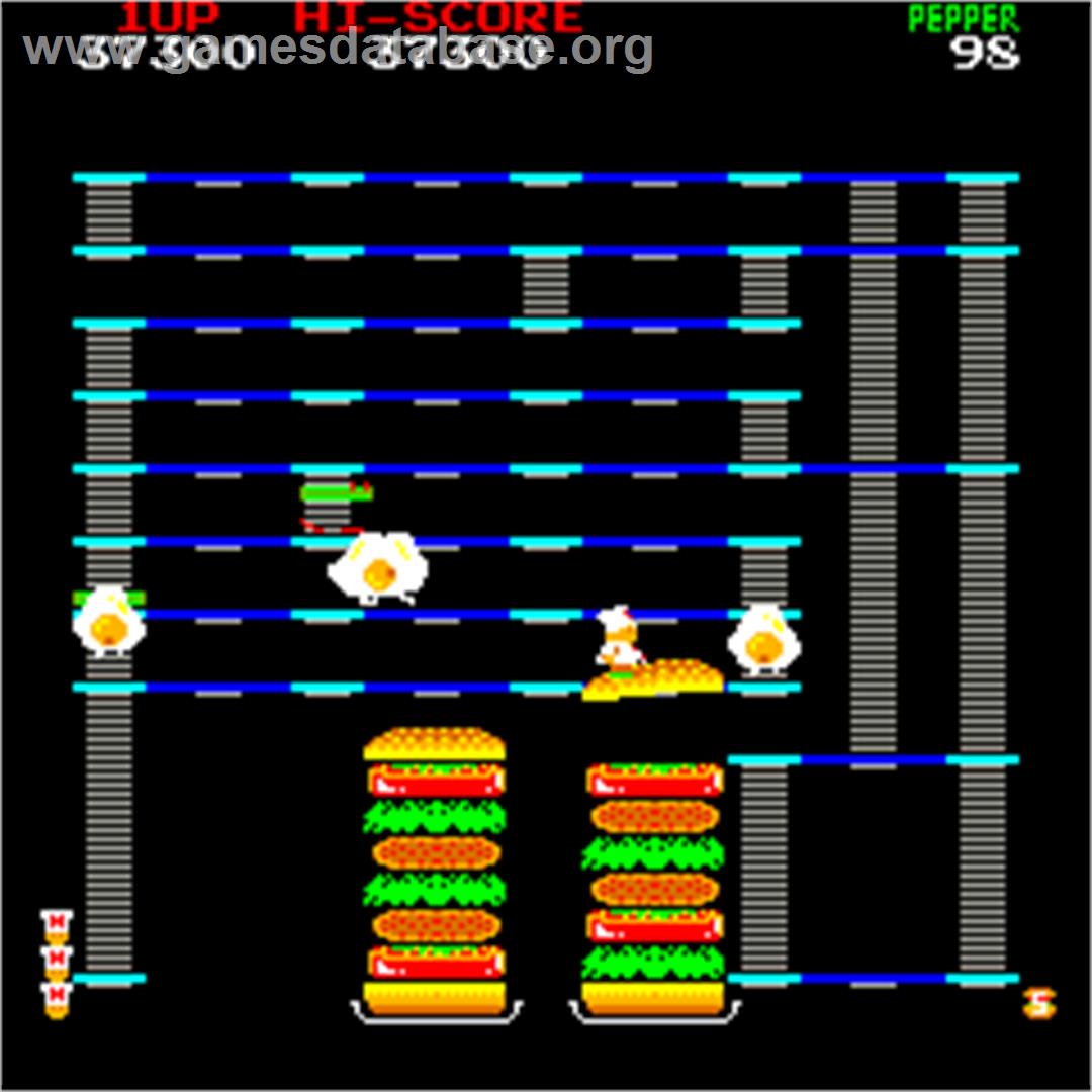 Burger Time - Arcade - Artwork - In Game