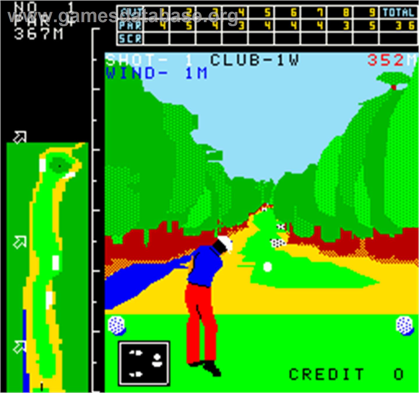 Champion Golf - Arcade - Artwork - In Game