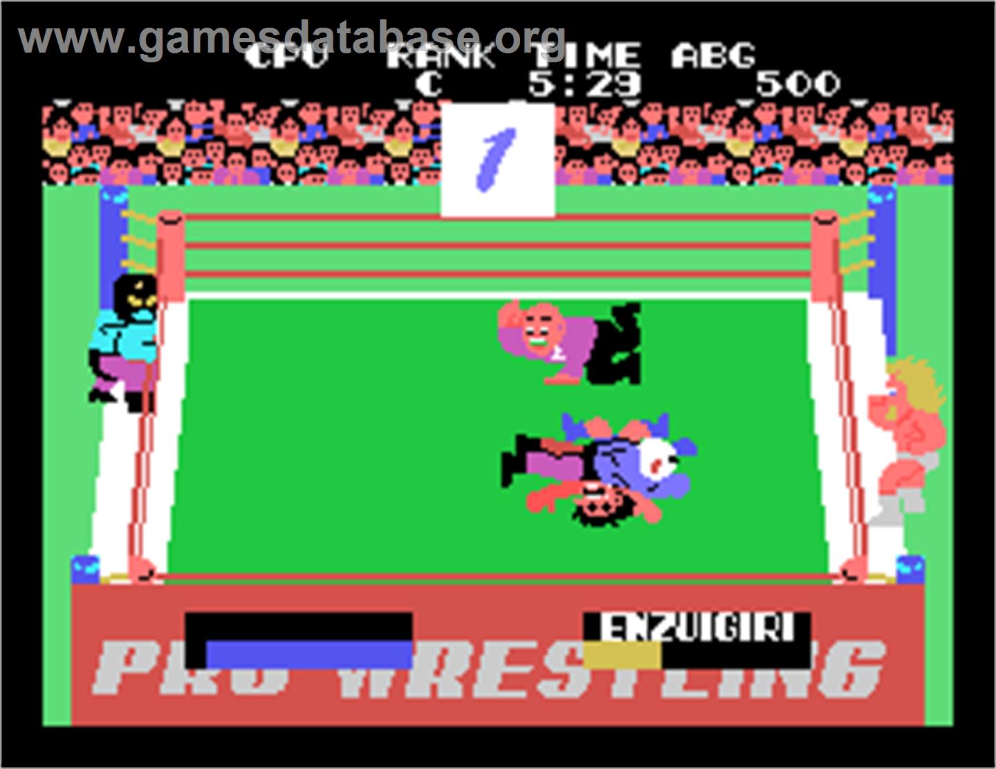 Champion Pro Wrestling - Arcade - Artwork - In Game