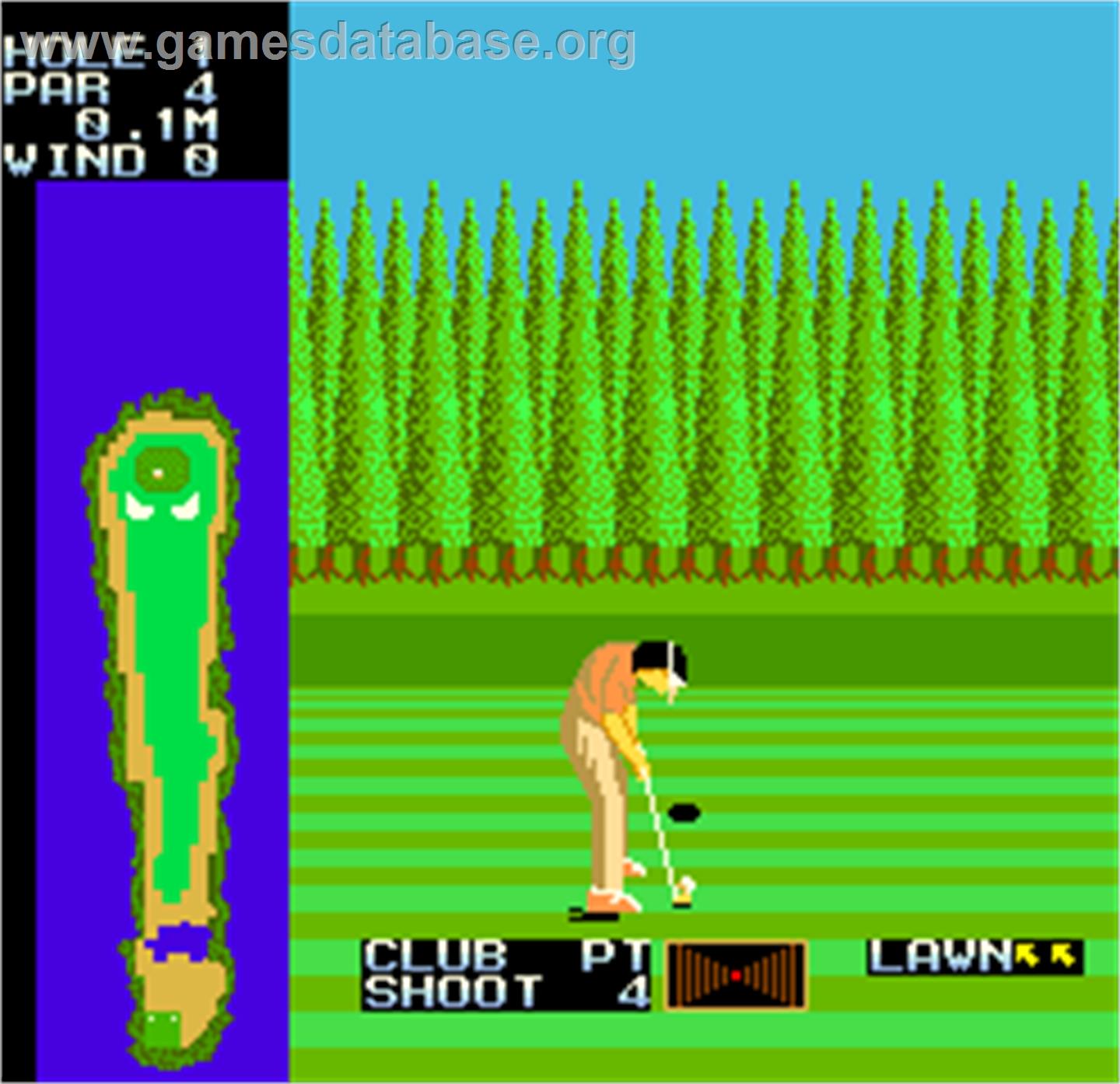 Competition Golf Final Round - Arcade - Artwork - In Game