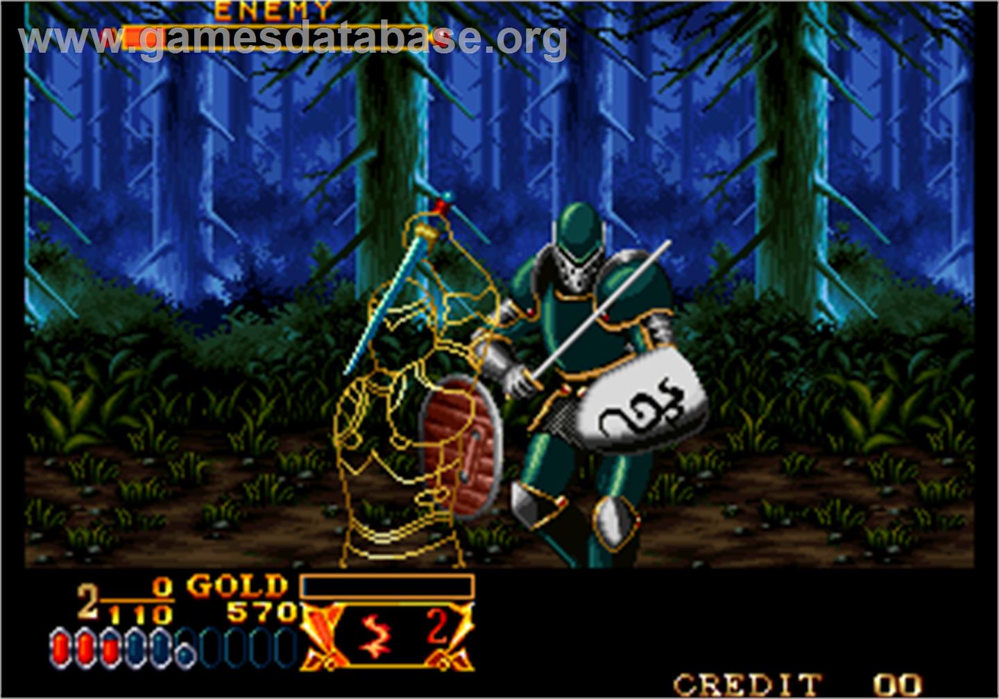 Crossed Swords - Arcade - Artwork - In Game