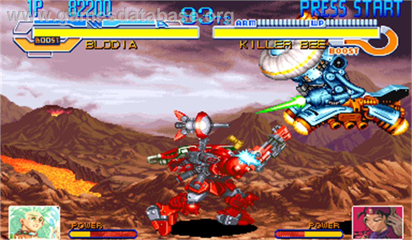 Cyberbots: Fullmetal Madness - Arcade - Artwork - In Game