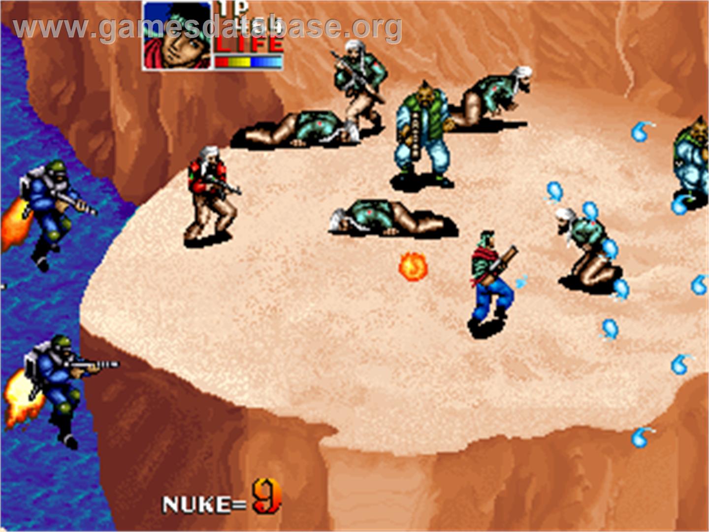 Desert Assault - Arcade - Artwork - In Game
