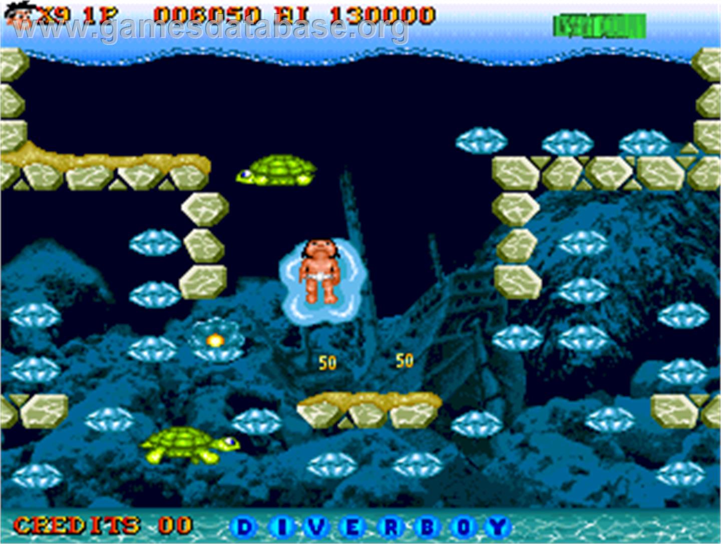 Diver Boy - Arcade - Artwork - In Game