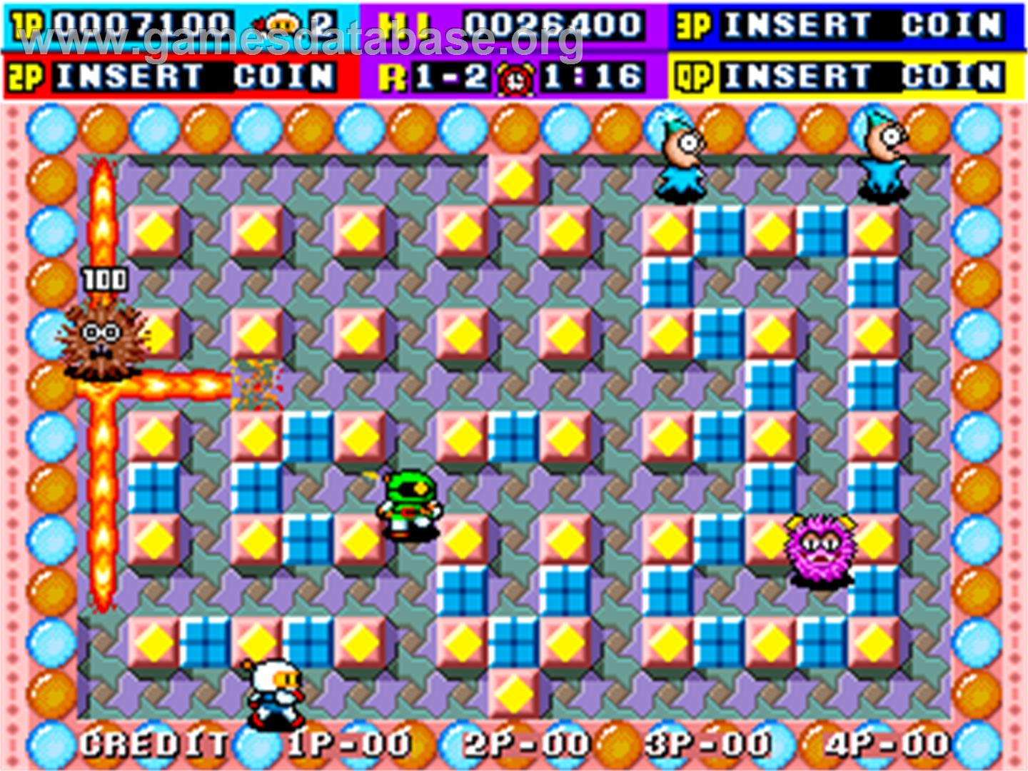 Dynablaster / Bomber Man - Arcade - Artwork - In Game