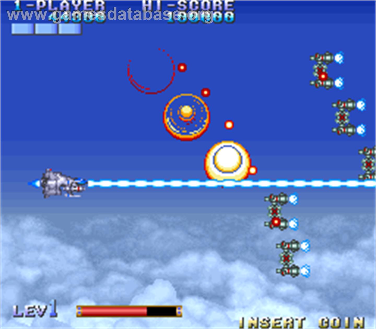 E.D.F. : Earth Defense Force - Arcade - Artwork - In Game