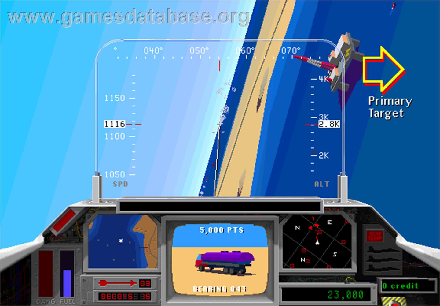 F-15 Strike Eagle - Arcade - Artwork - In Game