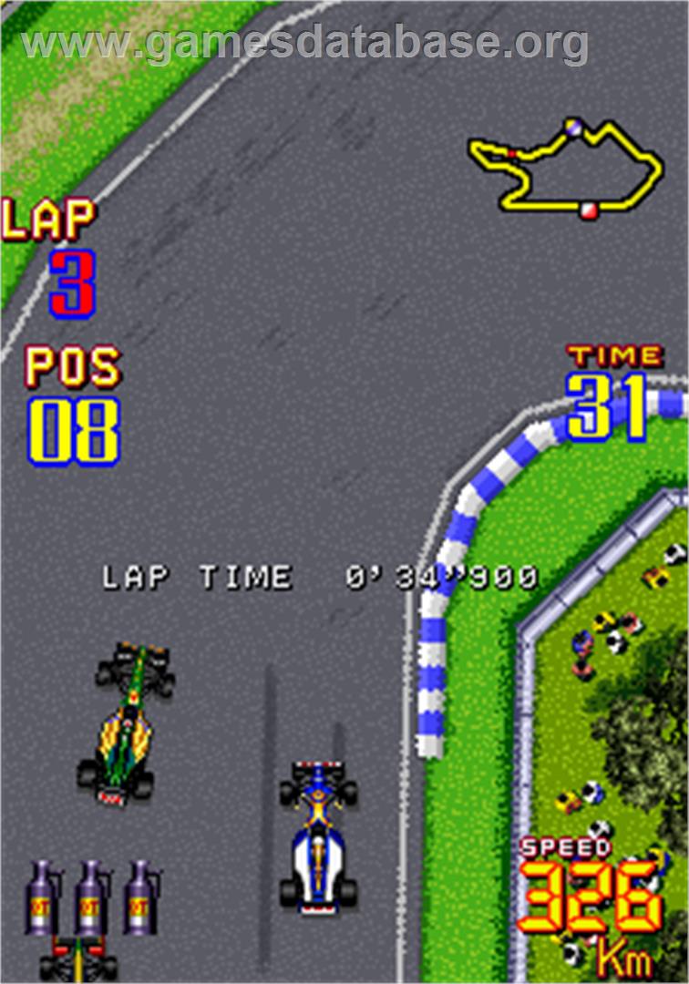 F-1 Grand Prix Part II - Arcade - Artwork - In Game