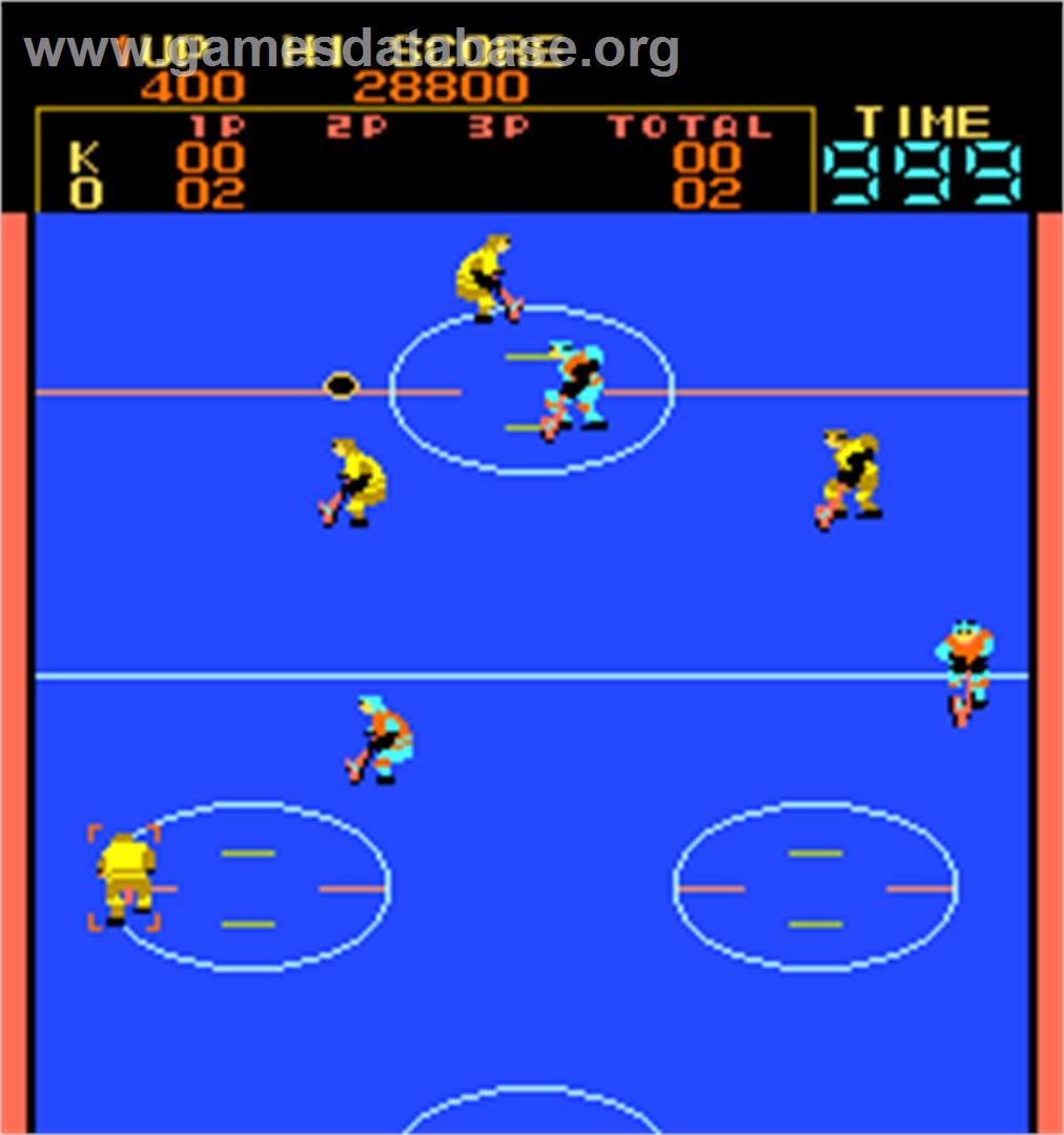 Fighting Ice Hockey - Arcade - Artwork - In Game