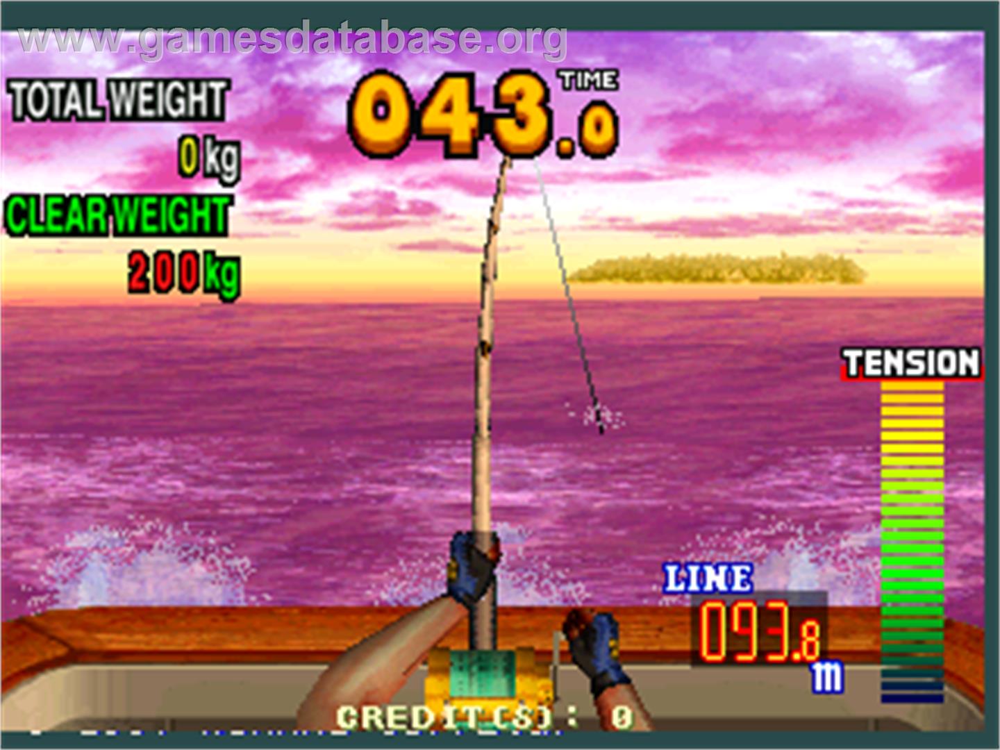 Fisherman's Bait - Marlin Challenge - Arcade - Artwork - In Game