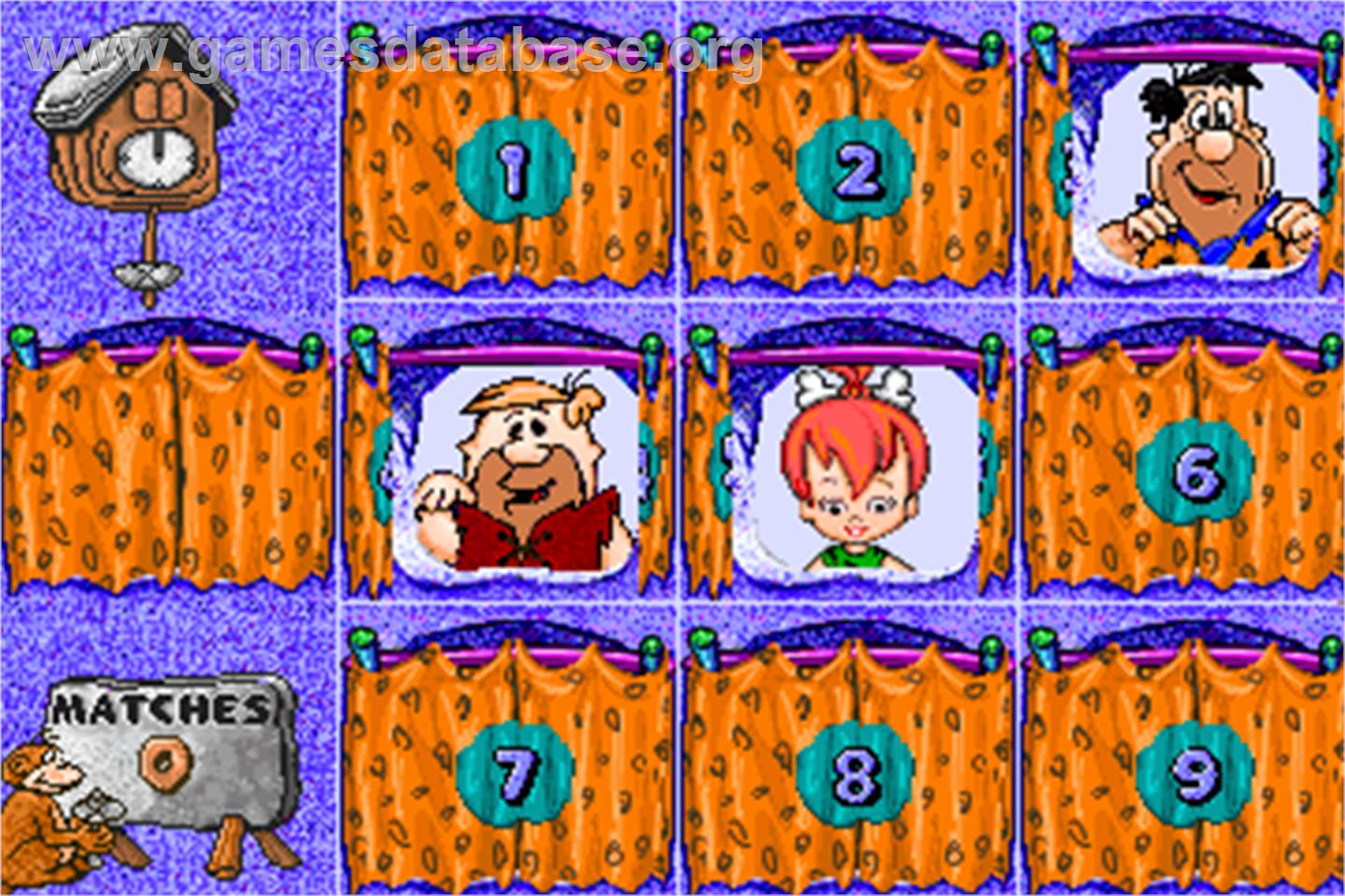 Fred Flintstones' Memory Match - Arcade - Artwork - In Game