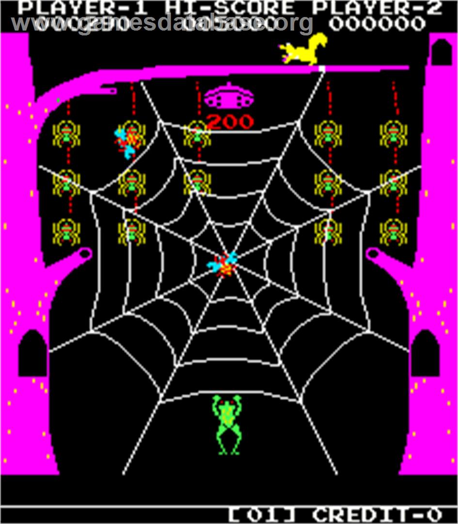 Frog & Spiders - Arcade - Artwork - In Game