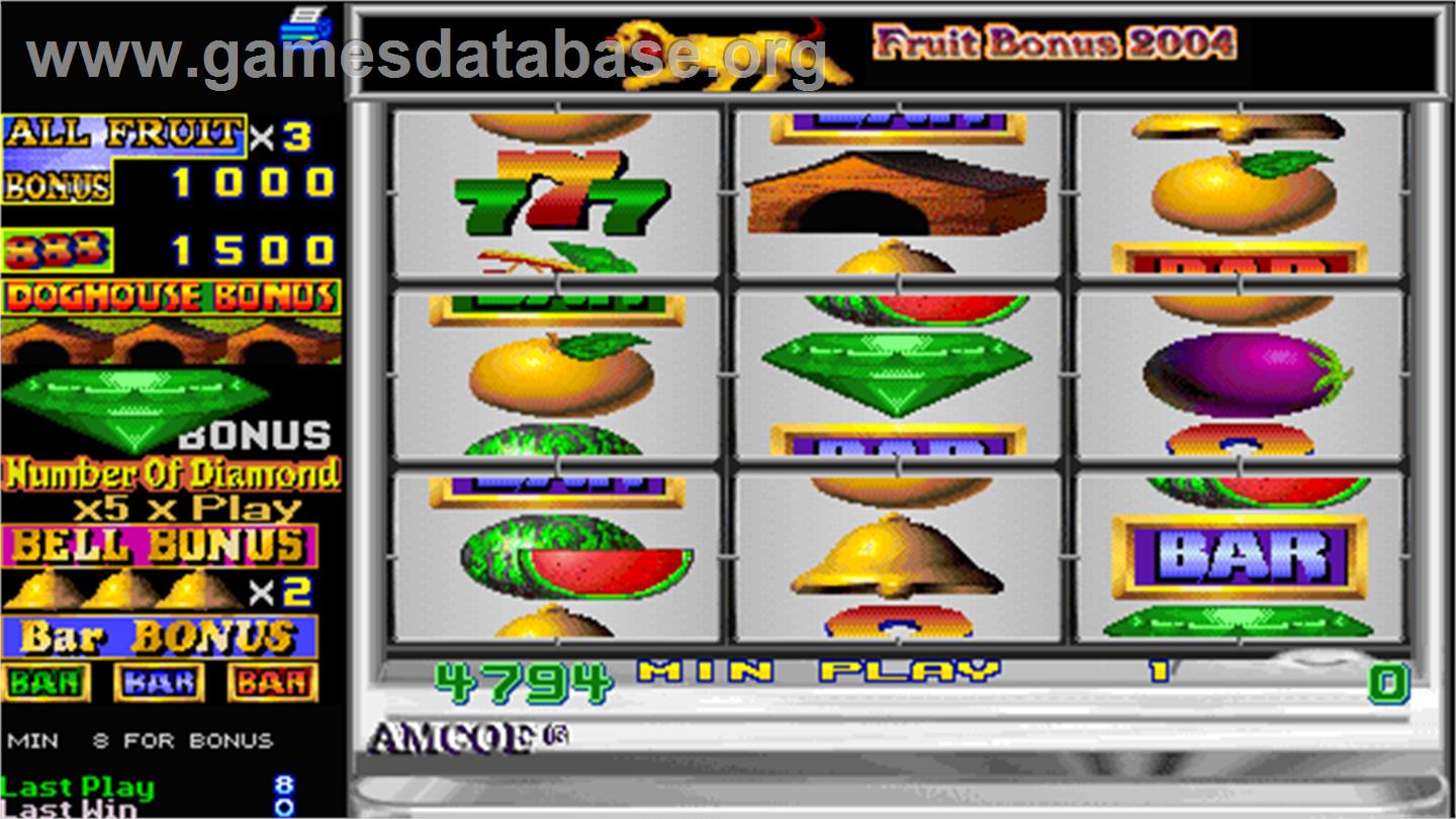 Fruit Bonus 2004 - Arcade - Artwork - In Game