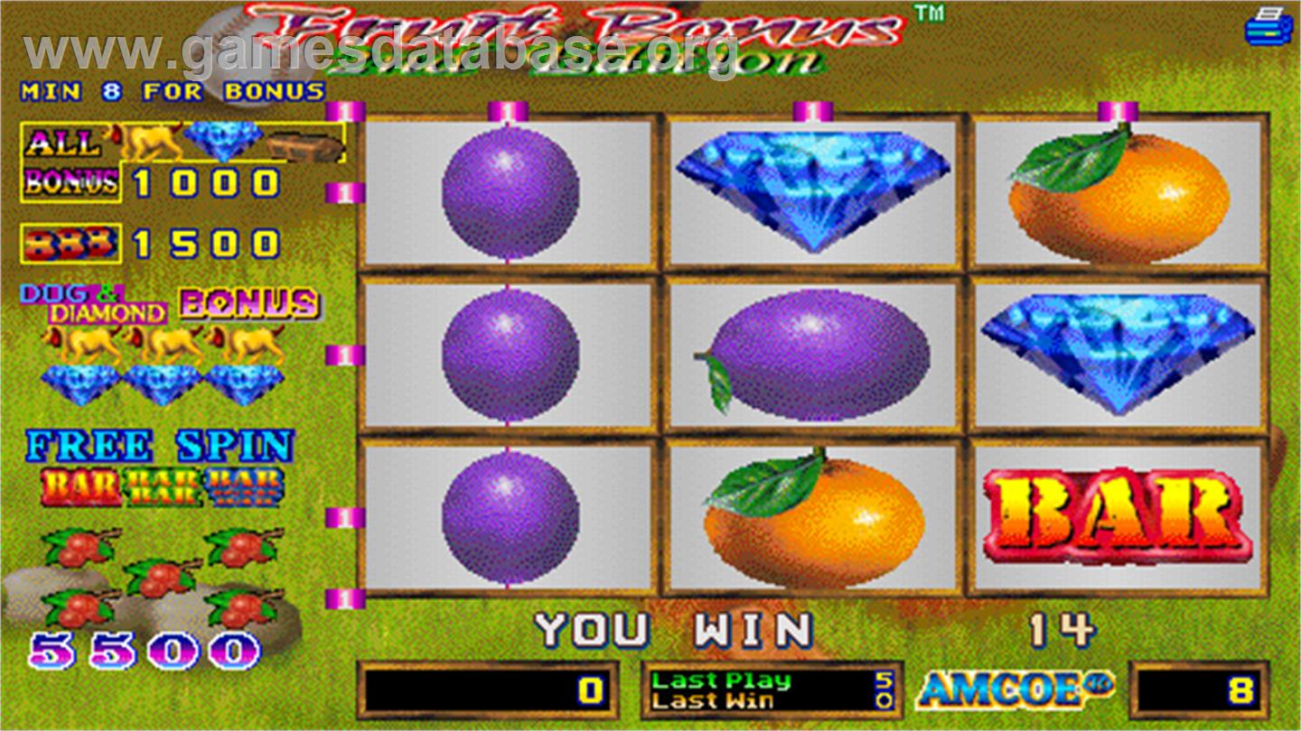 Fruit Bonus 2nd Edition - Arcade - Artwork - In Game