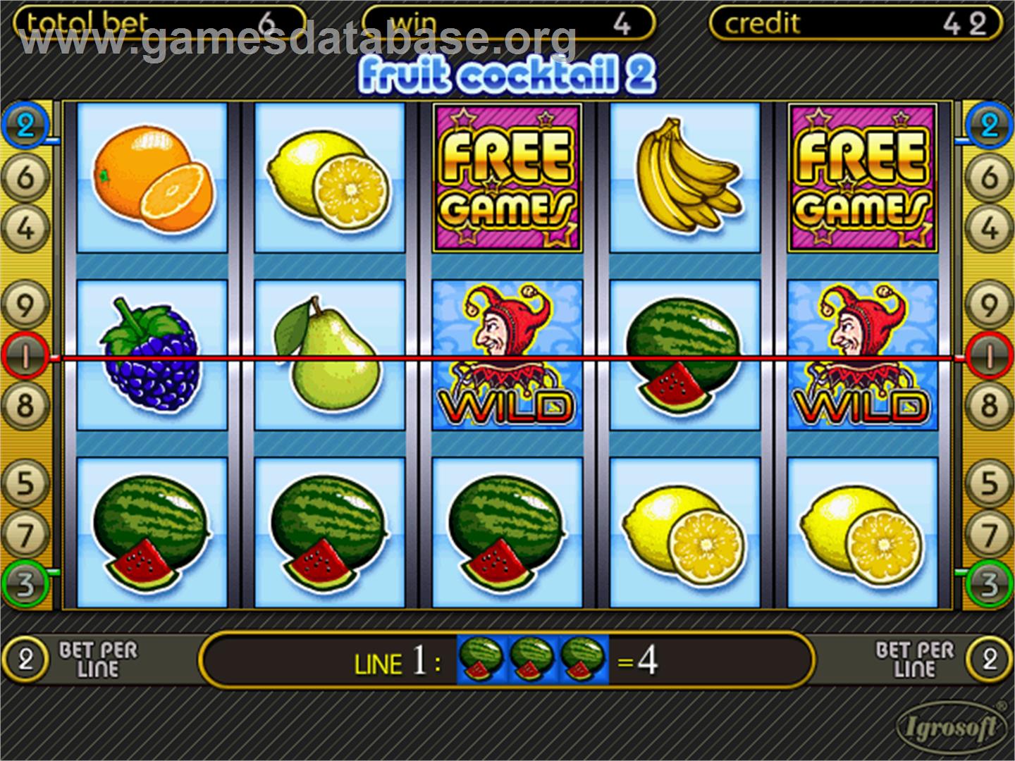 Fruit Cocktail 2 - Arcade - Artwork - In Game