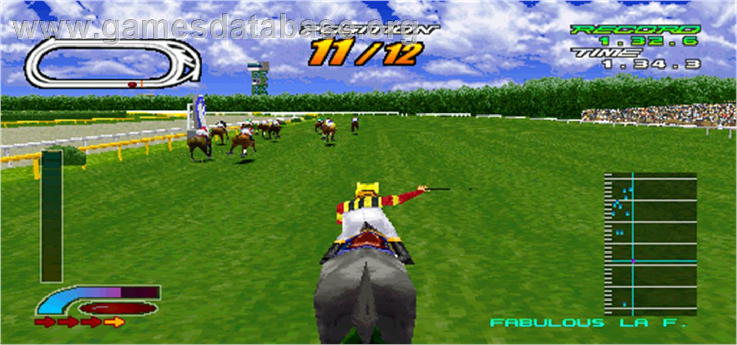 Gallop Racer 2 Link HW - Arcade - Artwork - In Game