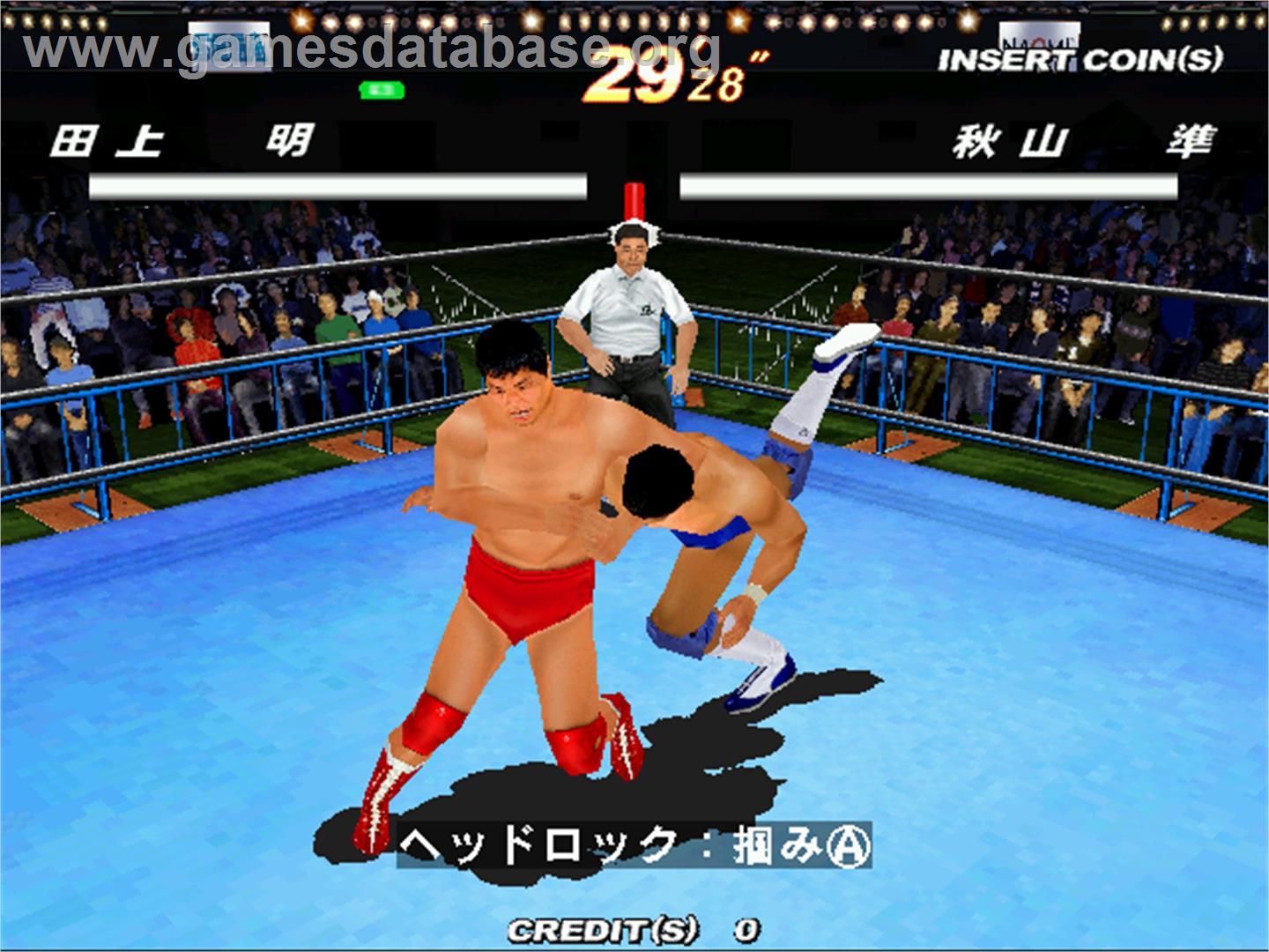 Giant Gram: All Japan Pro Wrestling 2 - Arcade - Artwork - In Game