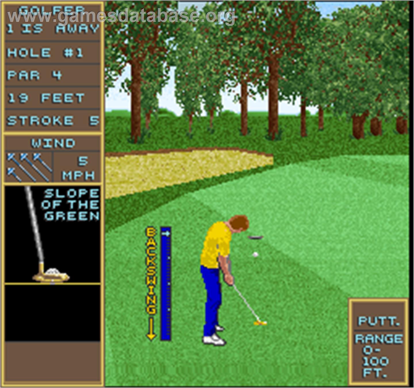 Golden Tee Golf - Arcade - Artwork - In Game