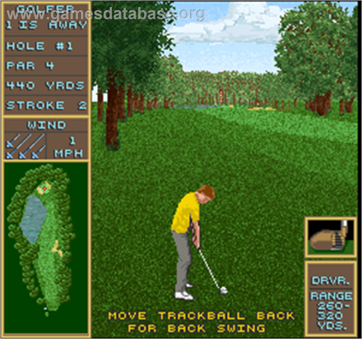 Golden Tee Golf II - Arcade - Artwork - In Game