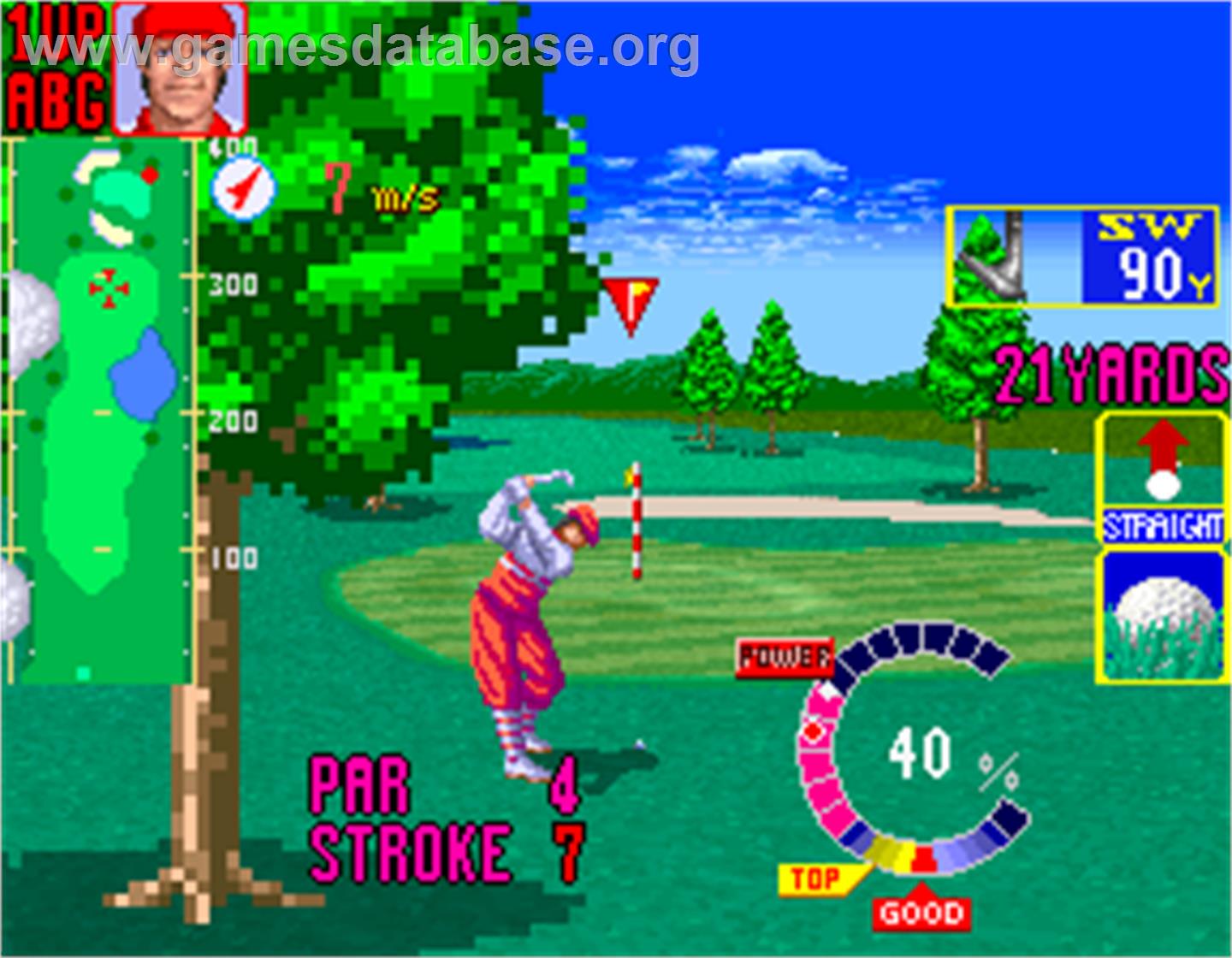 Golfing Greats - Arcade - Artwork - In Game