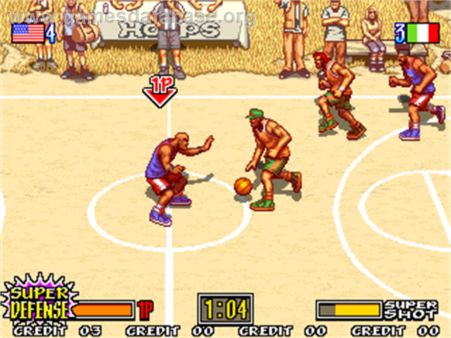 Hoops '96 - Arcade - Artwork - In Game