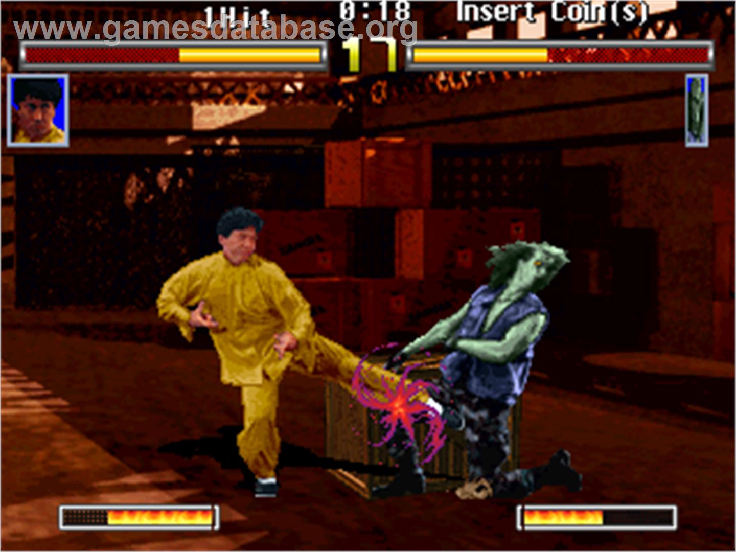 Jackie Chan in Fists of Fire - Arcade - Artwork - In Game