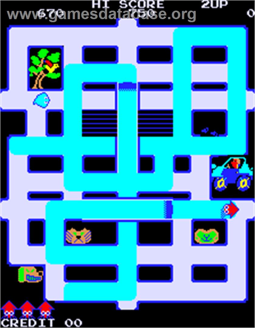 Korosuke Roller - Arcade - Artwork - In Game