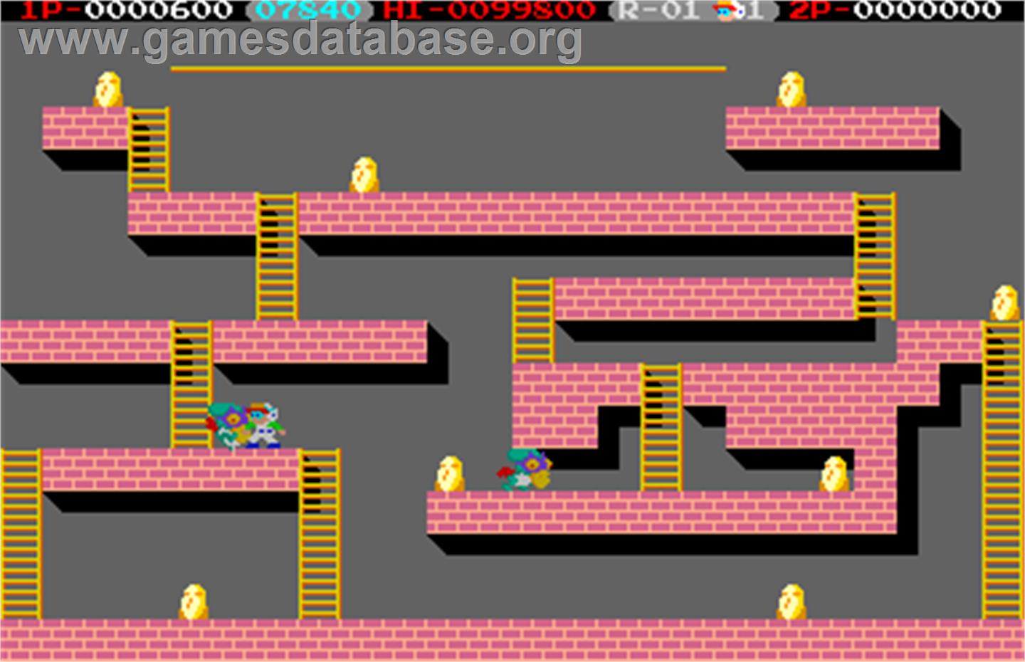 Lode Runner III - The Golden Labyrinth - Arcade - Artwork - In Game
