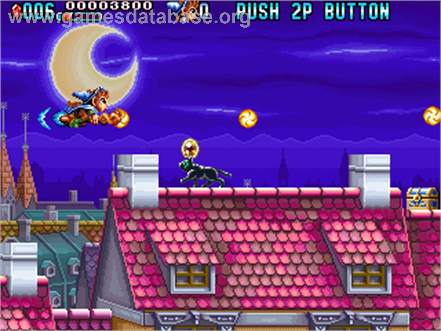 Mahou Keibitai Gun Hohki - Arcade - Artwork - In Game