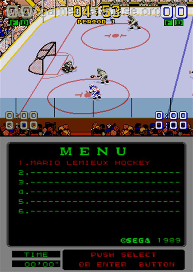 Mario Lemieux Hockey - Arcade - Artwork - In Game