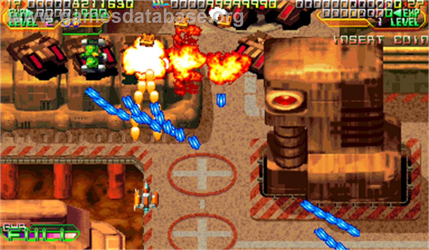 Mars Matrix: Hyper Solid Shooting - Arcade - Artwork - In Game