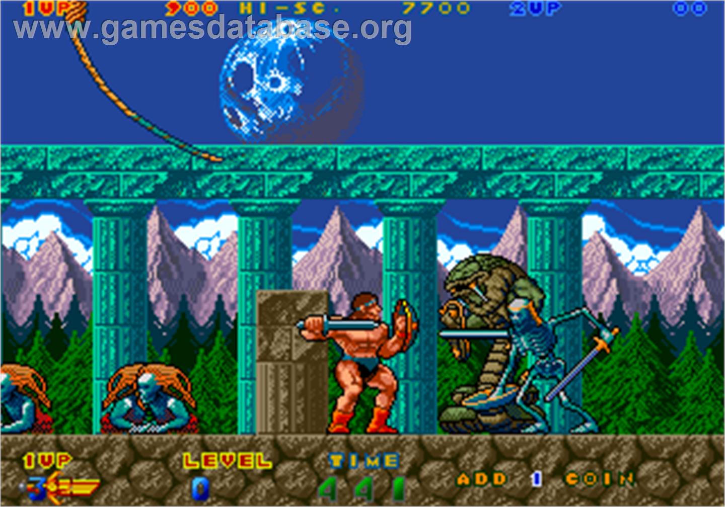 Nastar Warrior - Arcade - Artwork - In Game