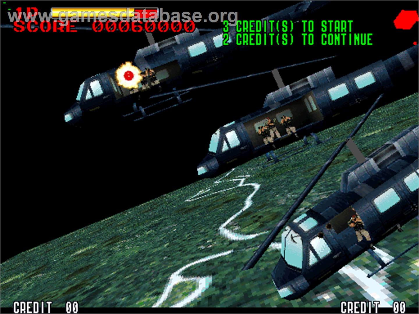 Operation Thunder Hurricane - Arcade - Artwork - In Game
