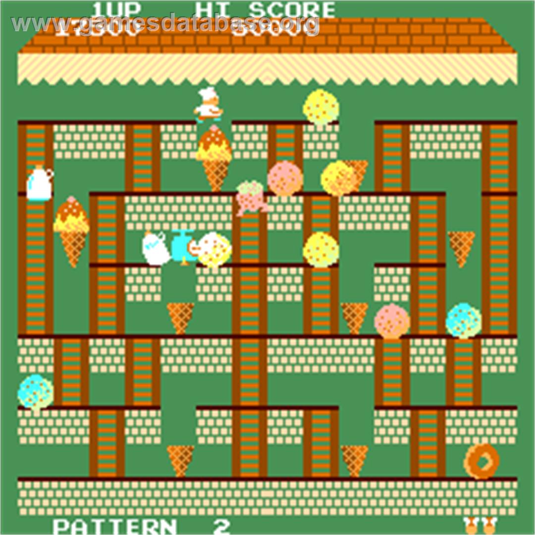 Peter Pepper's Ice Cream Factory - Arcade - Artwork - In Game