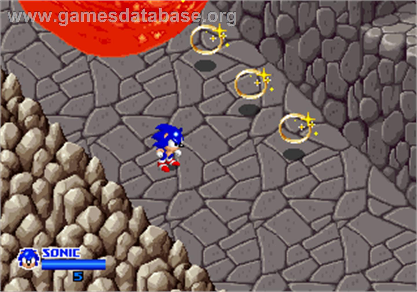 SegaSonic The Hedgehog - Arcade - Artwork - In Game