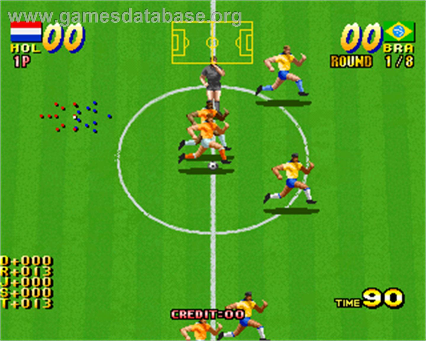 Seibu Cup Soccer :Selection: - Arcade - Artwork - In Game