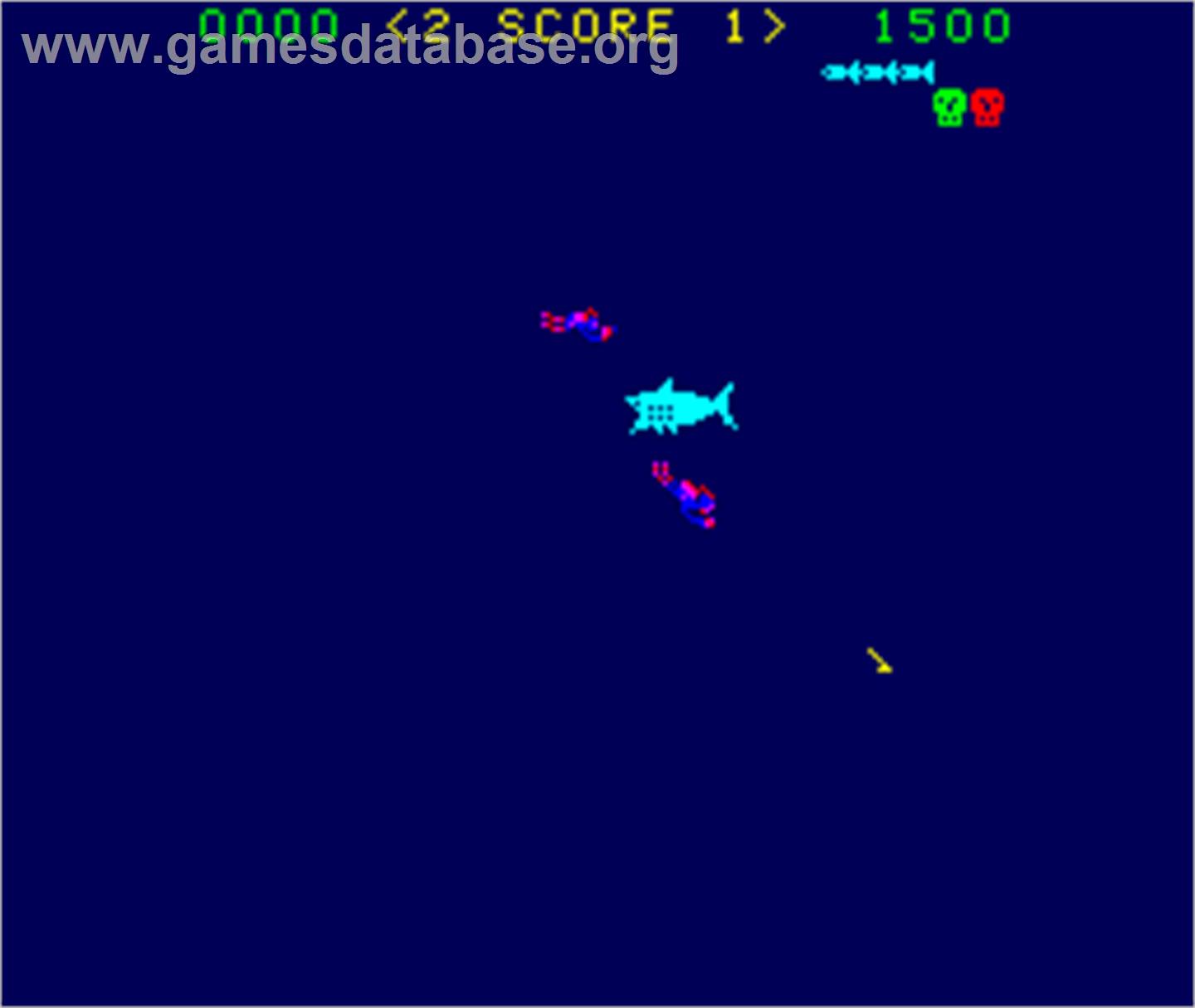 Shark Attack - Arcade - Artwork - In Game