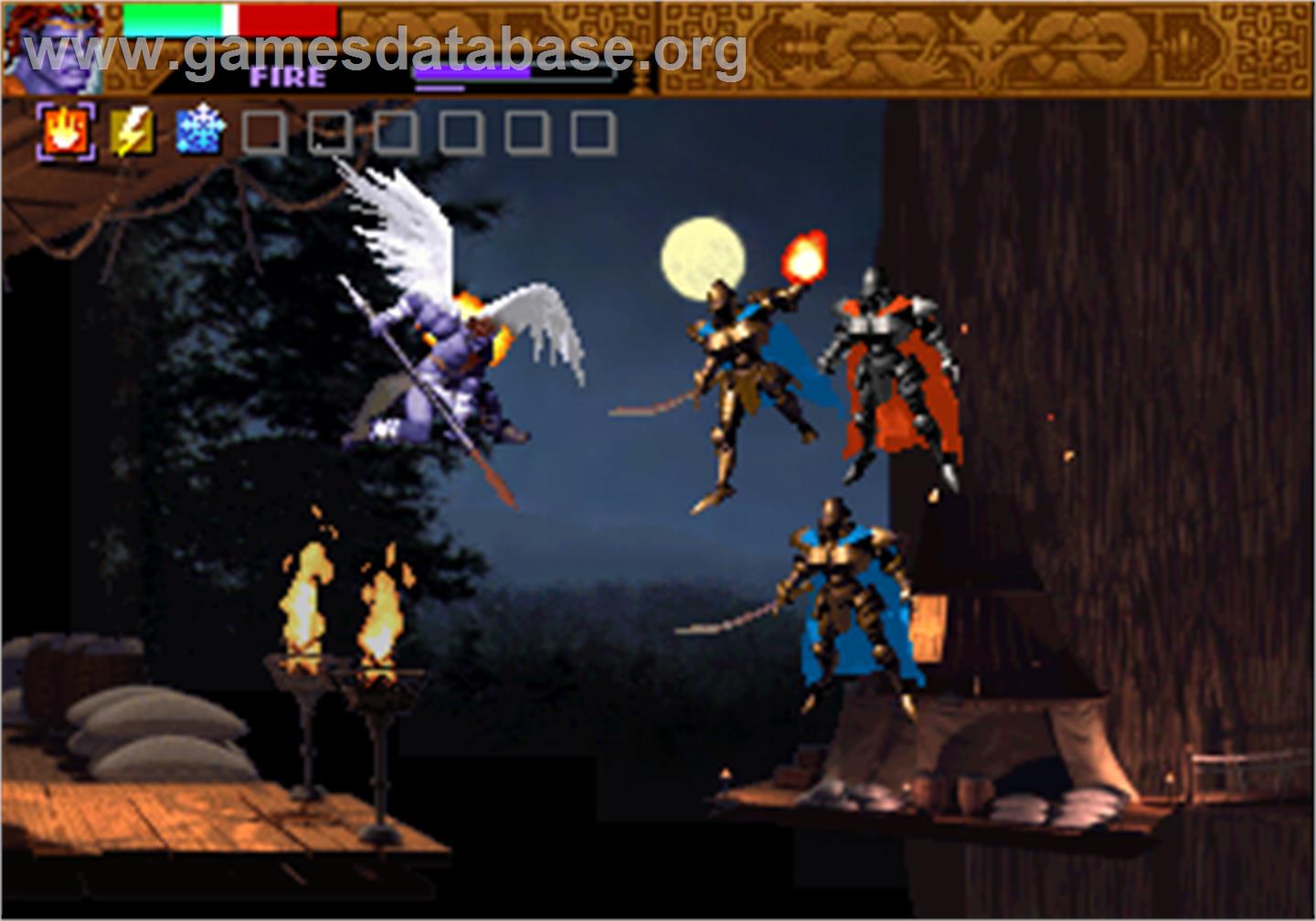 Sol Divide - The Sword Of Darkness - Arcade - Artwork - In Game