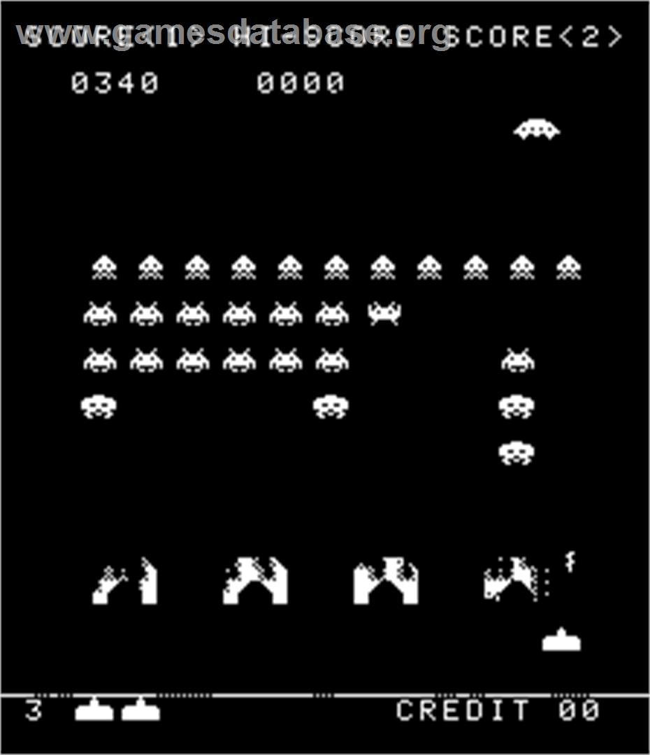 Space Invaders Part Four - Arcade - Artwork - In Game