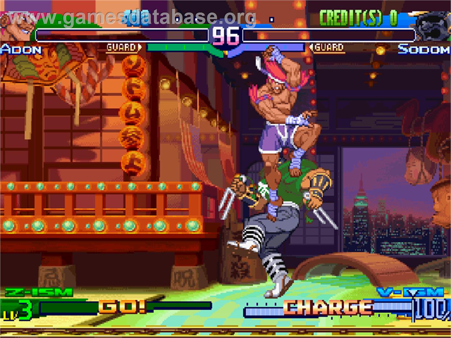 Street Fighter Zero 3 Upper - Arcade - Artwork - In Game