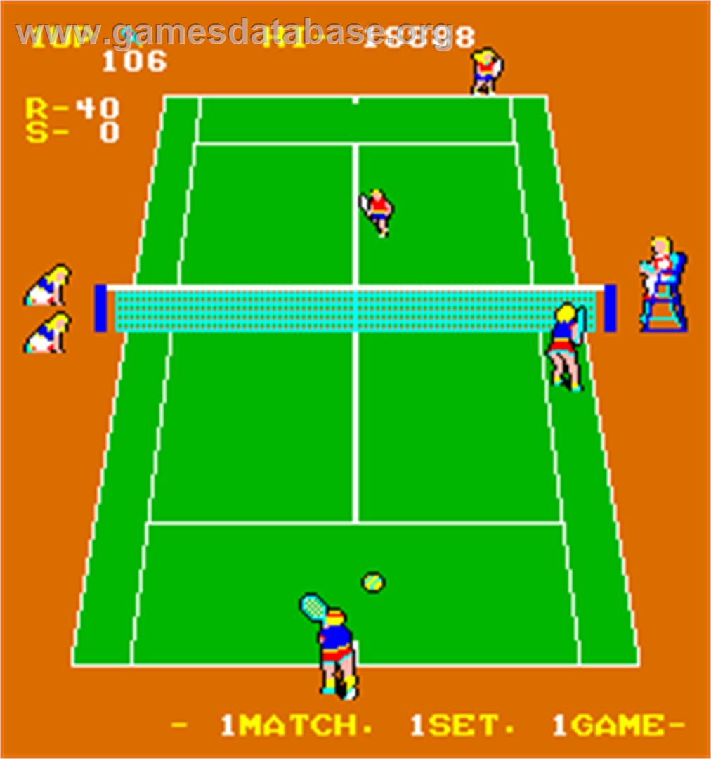 Super Doubles Tennis - Arcade - Artwork - In Game