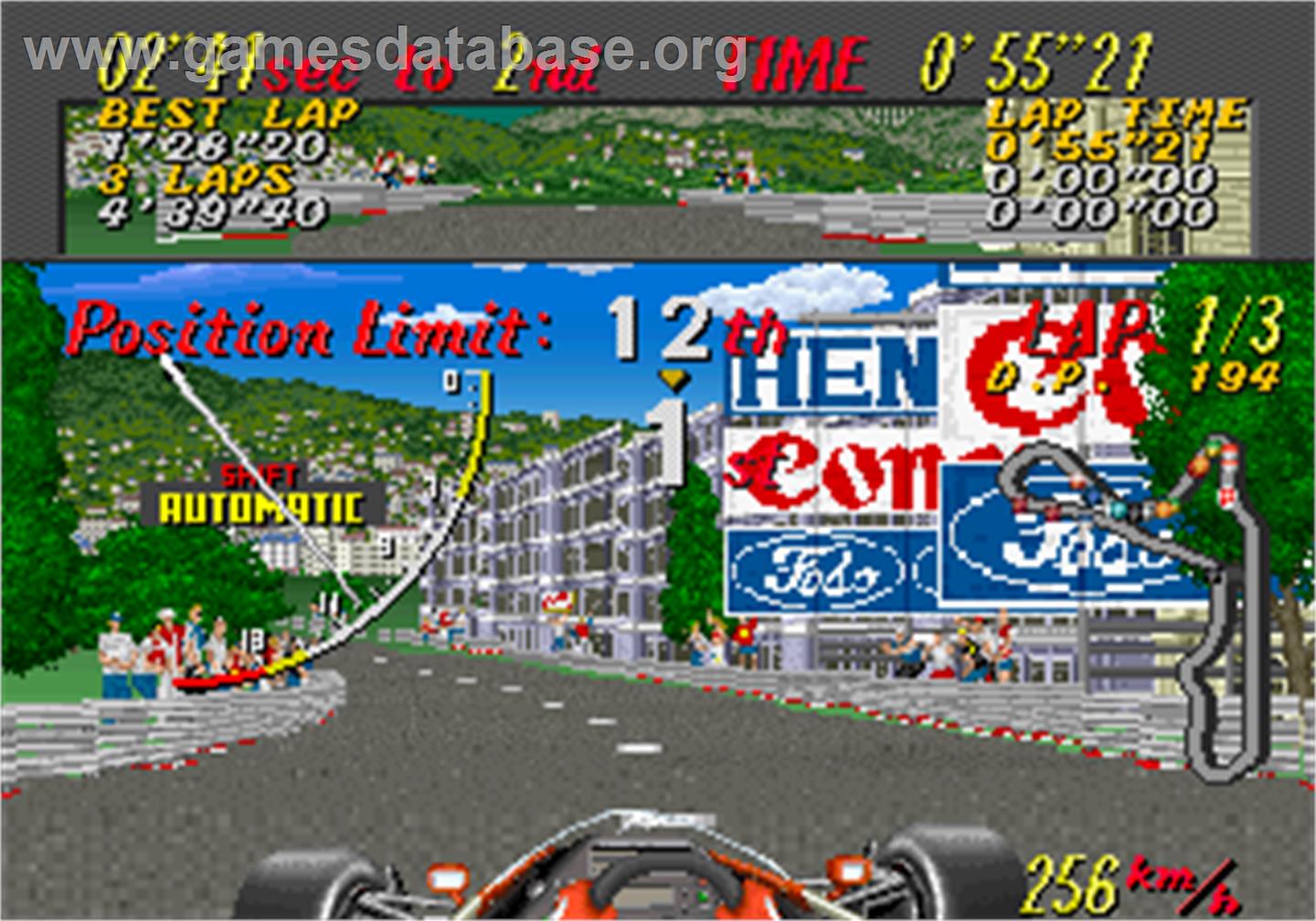Super Monaco GP - Arcade - Artwork - In Game