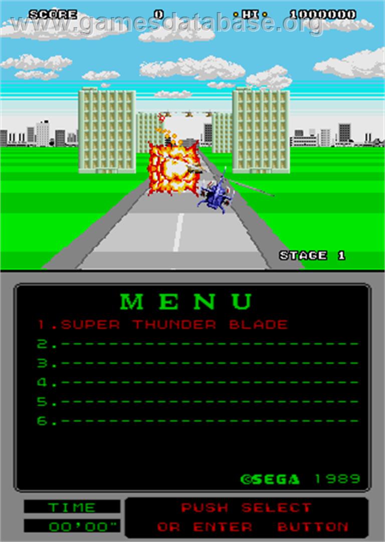 Super Thunder Blade - Arcade - Artwork - In Game