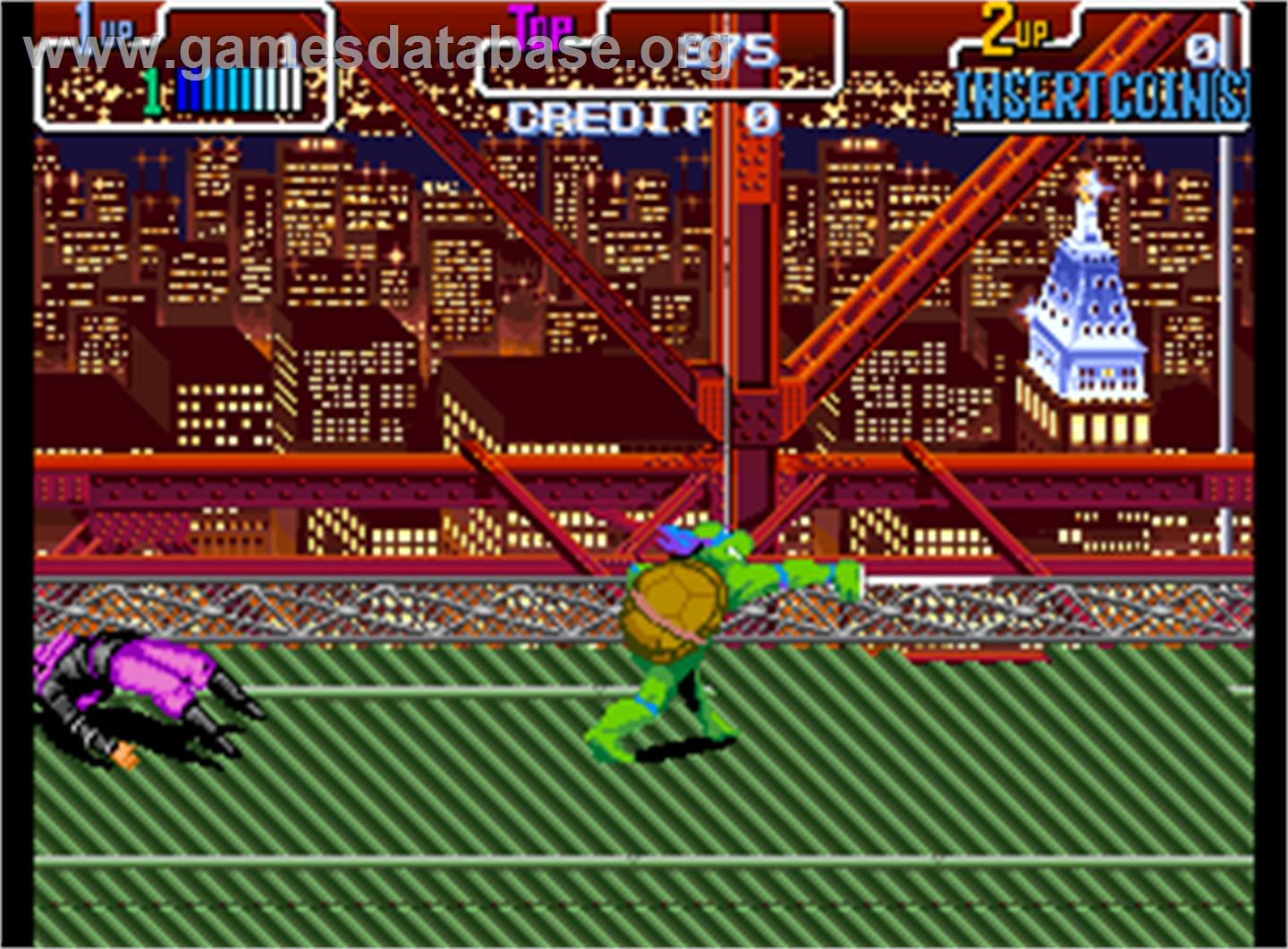 Teenage Mutant Hero Turtles - Turtles in Time - Arcade - Artwork - In Game