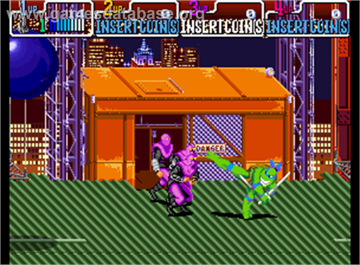 Teenage Mutant Ninja Turtles - Turtles in Time - Arcade - Artwork - In Game