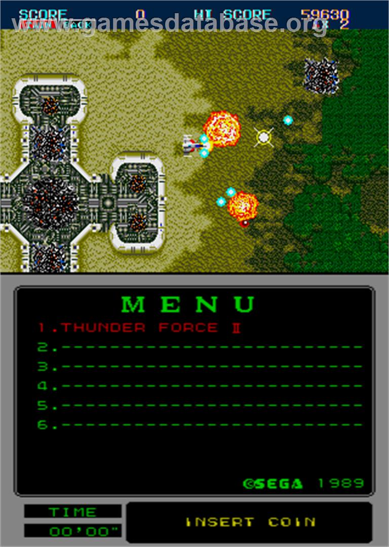 Thunder Force II MD - Arcade - Artwork - In Game