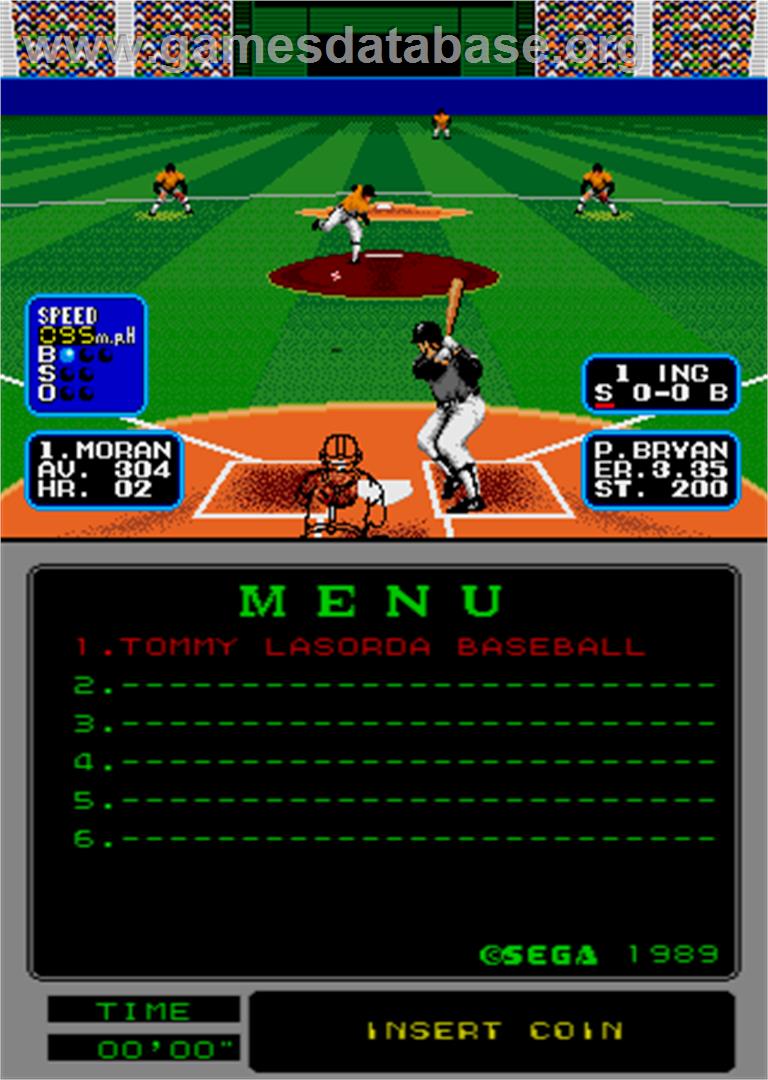 Tommy Lasorda Baseball - Arcade - Artwork - In Game